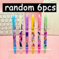 Bolígrafos Borrables Kpop Demon Hunter, Bolígrafos de Gel Kawaii Rumi Mira Zoey para Niños, Estudiantes, Material Escolar, Oficina, Escritura, Regalo de Cumpleaños