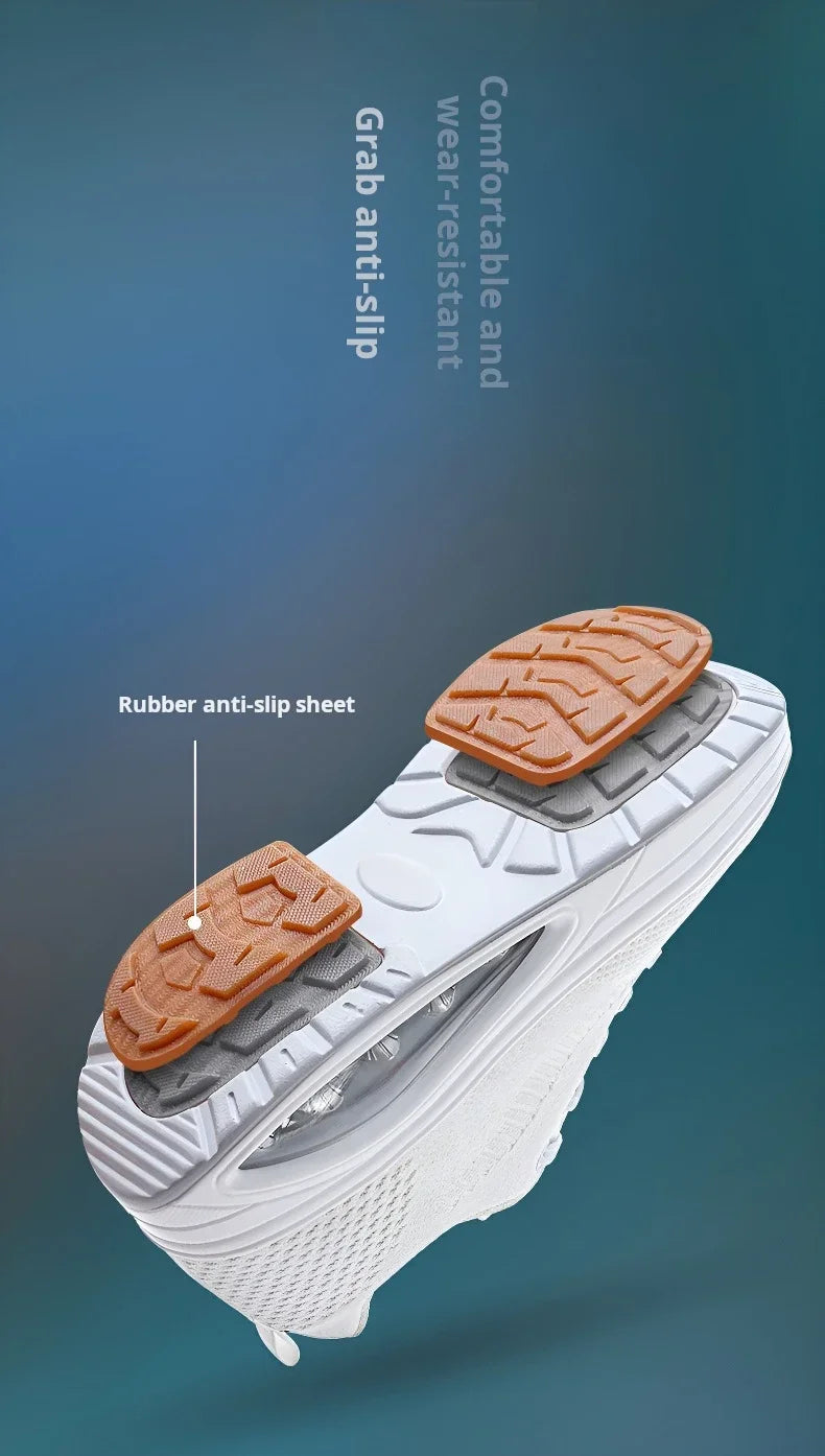 Zapatos deportivos con plataforma para hombre, Tenis masculinos, Zapatillas, Zapatillas, zapatos blancos para mujer, deportes aéreos informales