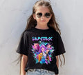 Camiseta Huntrix para adolescentes, camiseta de cumpleaños Mira Rumi Zoey Kpop Devil Hunter, regalo de cumpleaños para niños, Top de verano para la temporada de regreso a la escuela