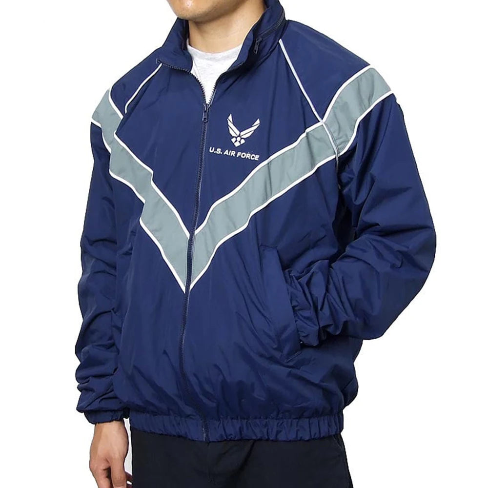 USAF-Chaqueta de Fitness para correr, uniforme de entrenamiento, impermeable, cortavientos, US Air Force, IPTU, PT