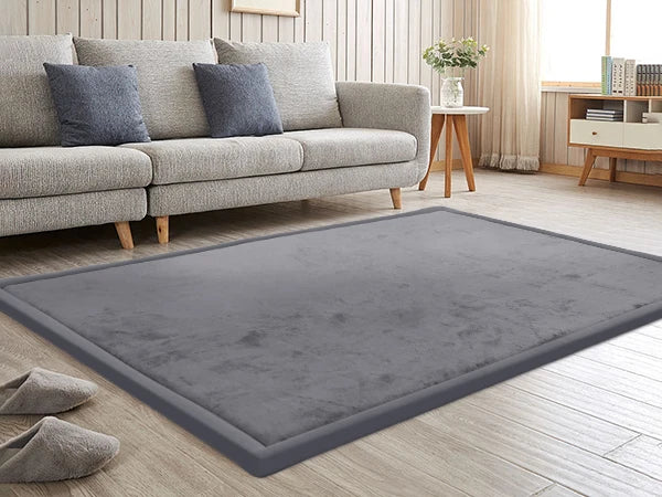 Huloosleep-alfombrillas de juego para gatear para bebé, 4 colores, antideslizantes, gruesas, de espuma suave, para actividades de bebé, gimnasio, alfombra para madre + niños