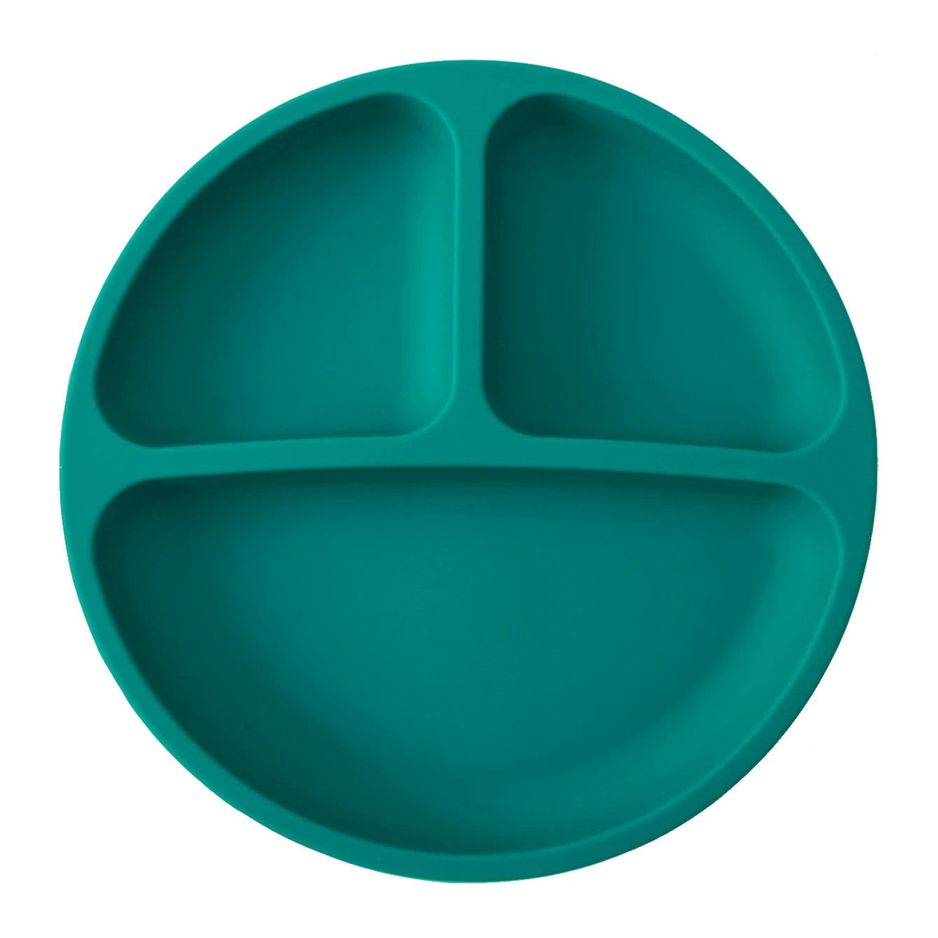 Plato de comedor de silicona con ventosa para bebé, platos sin BPA para niños, vajilla de entrenamiento con succión para niños, cuencos de alimentación para niños, cosas para bebés, 1 Uds.
