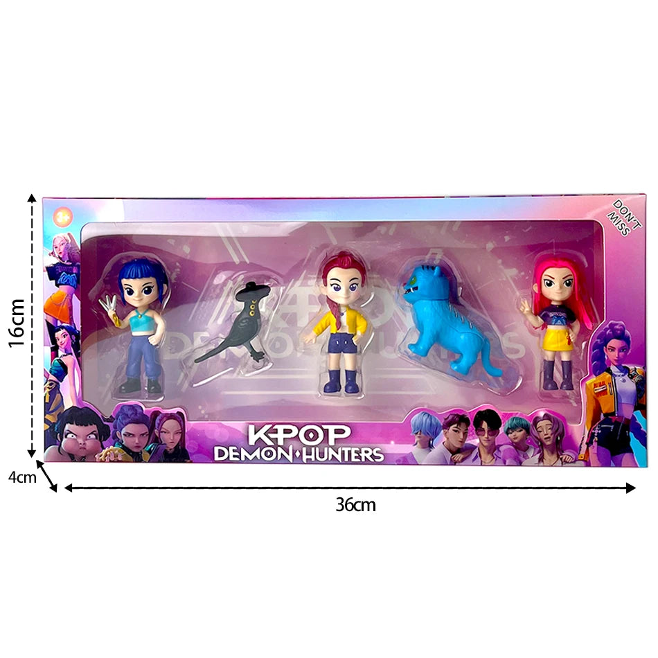 2026 Hot Kpop Devil Hunter Rumi Zoe Mira anime colección de personajes de cloruro de polivinílico baratijas de escritorio regalo para niños