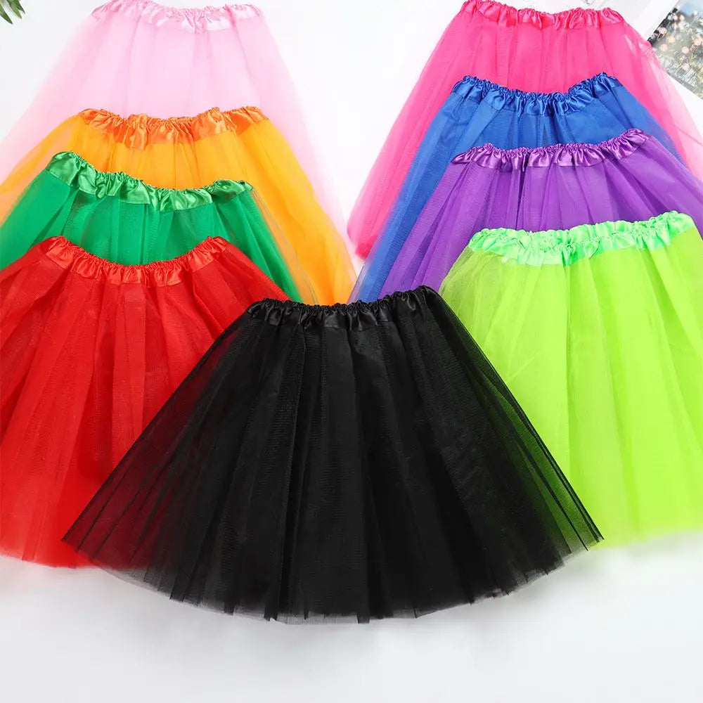 Faldas de Ballet Elásticas y Plisadas para Baile y Fiesta, Tutús, Faldas Voluminosas, Petticoat Estilo Lolita