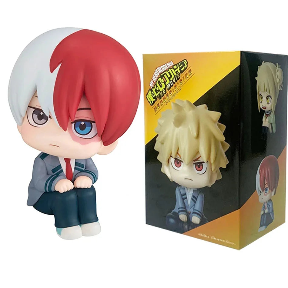 Nuevo My Hero Academia (MHA): Tomura Shigaraki / Izuku Midoriya / Katsuki Bakugo Linda figura de PVC Chibi |   Modelo de juguete coleccionable