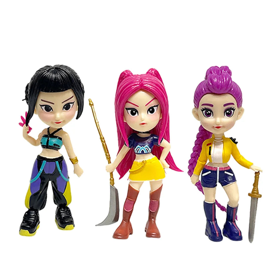 2026 Llaveros de Muñeca Derpy de Anime, Película, Kpop, Devil Hunter Girls, Impresos en 3D, y Figuras de Acción de Tigre Adorables, Colección de Juguetes, Regalos de Navidad