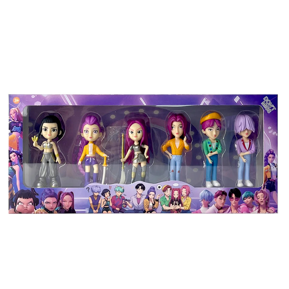 2026NEW Kpop Devil Hunter Rumi Zoe Mira anime colección de personajes de cloruro de polivinílico baratijas de escritorio regalo de Año Nuevo para niños