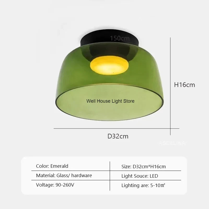 Lámpara de techo de cristal de niveles, lámpara de techo de cristal de lujo nórdica para restaurante, dormitorio, sala de estar, lámpara de techo led colorida