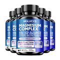 Cápsulas de Complejo de Magnesio, Favorecen la Energía, la Fortaleza Ósea, un Sueño Profundo y Reparador, la Salud Cerebral y el Alivio de la Ansiedad