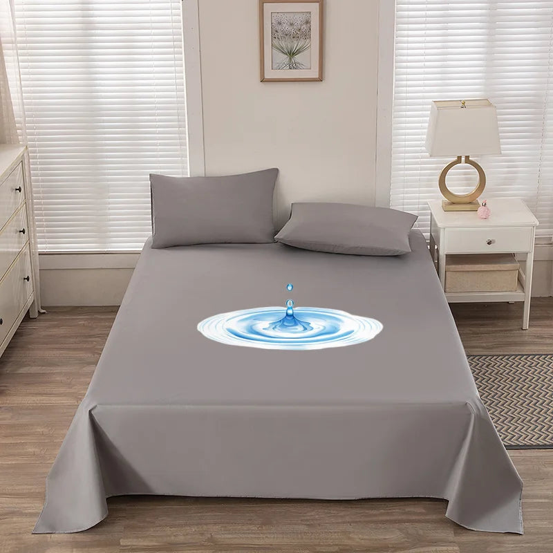 Fundas de cama impermeables 100%, sábanas lavables, prevención de incontinencia, antideslizantes, no incluye funda de almohada para habitación