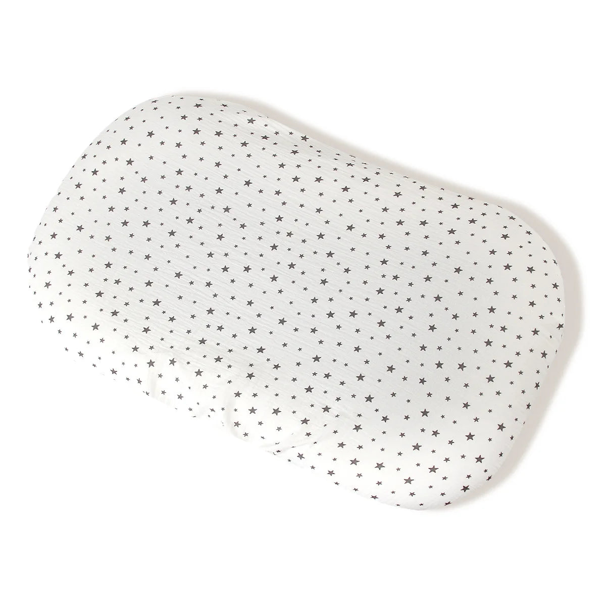 Sábana ajustable para cuna de muselina arrugada de algodón 100% para bebé, suave, transpirable, Color sólido, funda de colchón para cuna de bebé, ropa de cama