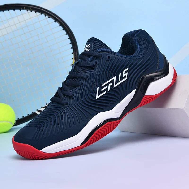 Zapatillas de tenis profesionales para hombres y mujeres, zapatillas de bádminton y voleibol transpirables para entrenamiento deportivo de interior, competición antideslizante