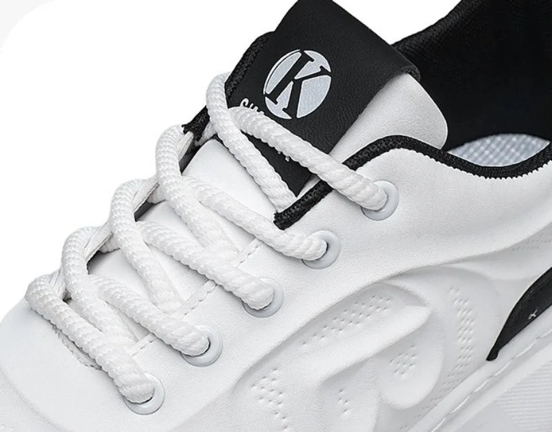 Tenis Para Hombre 2025, zapatos deportivos informales Para Hombre, tendencia Primavera Verano, zapatos planos bajos de cuero, calzado para caminar para Hombre, versátil Plus