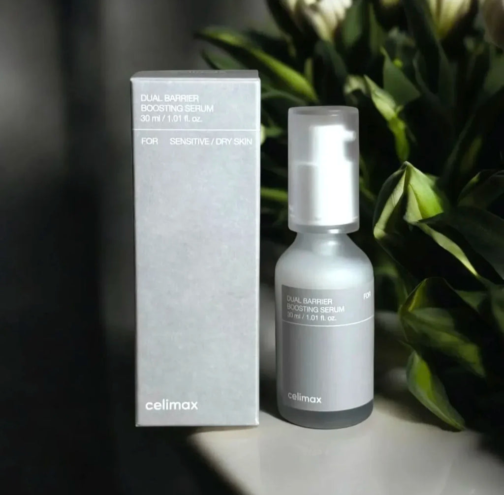 Suero Celimax de Doble Barrera para Piel Seca y Sensible, Calmante, Nutritivo Profundo e Hidratante, Esencia Facial Coreana Original