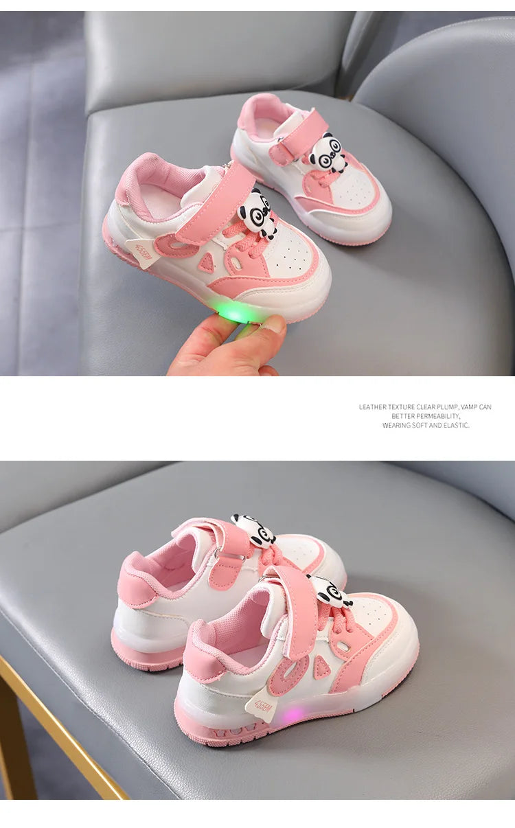 Zapatillas de deporte para chico 2025, otoño, nuevo zapato iluminado para chico, zapatillas de deporte para niño, zapatos bonitos para niña, tenis de moda, zapatos de diseñador para mujer, Кроссоkus