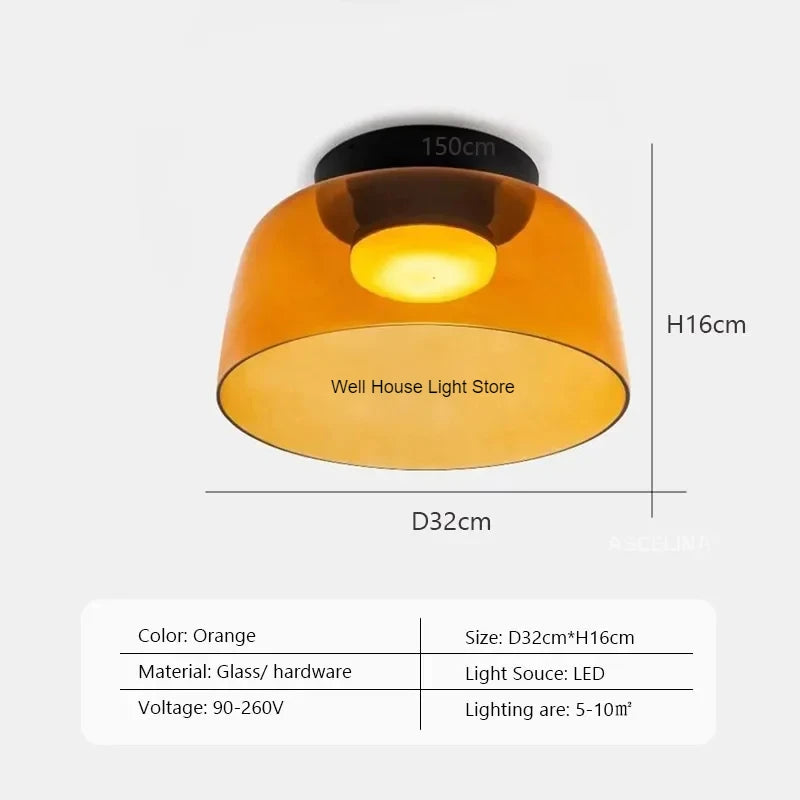 Lámpara de techo de cristal de niveles, lámpara de techo de cristal de lujo nórdica para restaurante, dormitorio, sala de estar, lámpara de techo led colorida