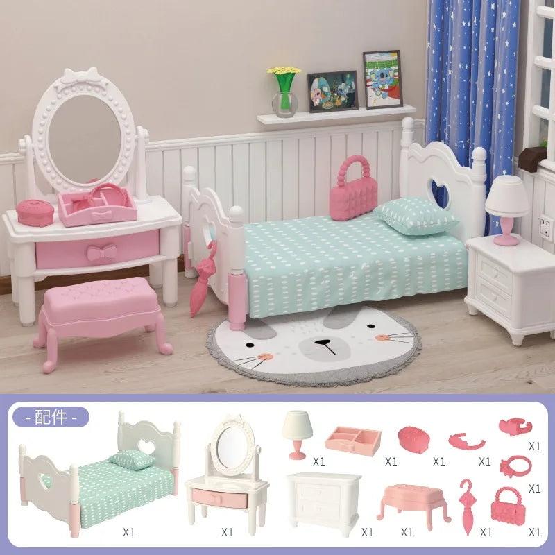 Mini juegos de compras de supermercado, muebles para casa de muñecas, accesorios, juguetes educativos intelectuales para niños, juguetes de interacción familiar