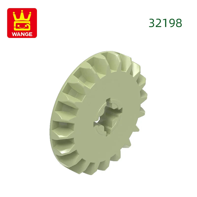 Wange157uds./lote 32198 bloques de construcción cónicos de 20 dientes, accesorios técnicos MOC compatibles con bloques, juguetes para niños, caja de regalo