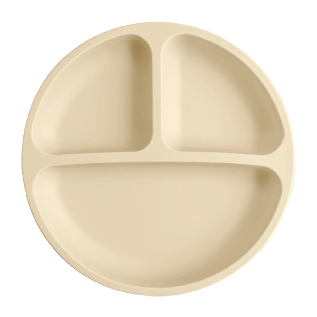 Plato de comedor de silicona con ventosa para bebé, platos sin BPA para niños, vajilla de entrenamiento con succión para niños, cuencos de alimentación para niños, cosas para bebés, 1 Uds.