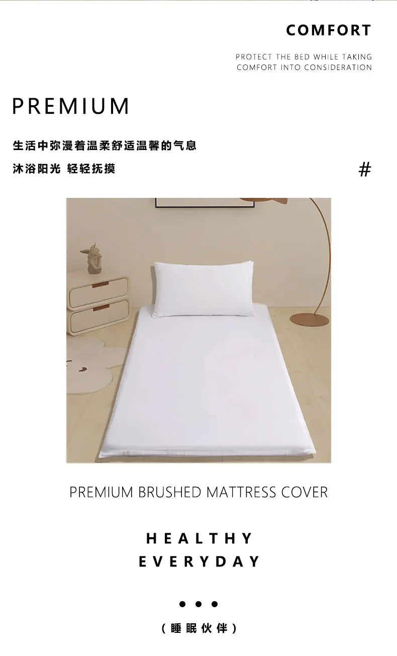 Funda de colchón totalmente cerrada, extraíble y lavable, funda antideslizante y a prueba de polvo, sin funda de almohada ni colchón