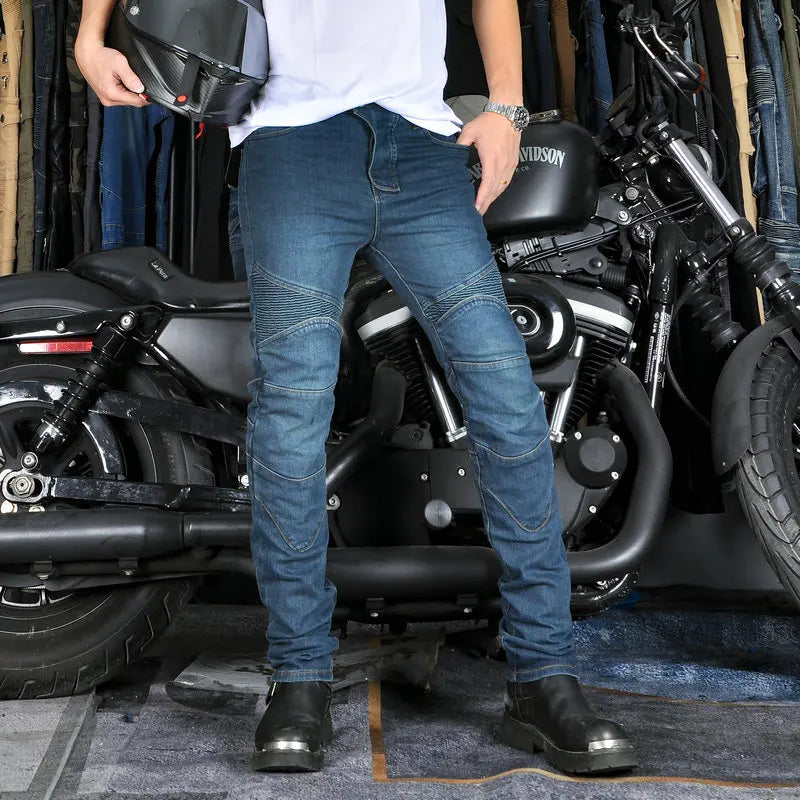 Pantalones de motocicleta para hombre, pantalones vaqueros para Moto, equipo de protección, pantalones de Moto de turismo, pantalones de Motocross, pantalones de Moto