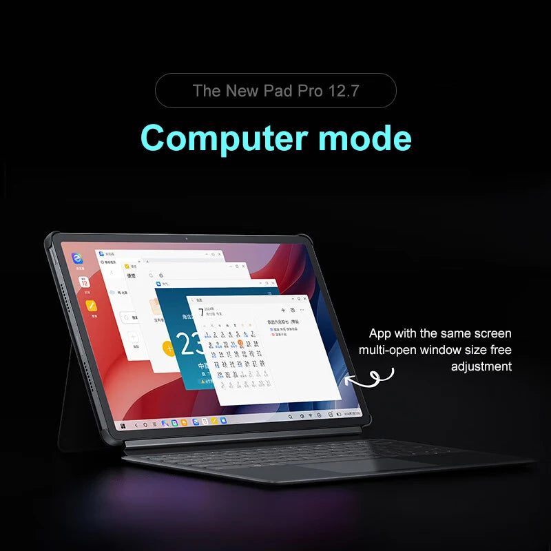 Tablet Lenovo Xiaoxin Pad Pro 12.7 2025 con Pantalla Full Eye-Care para Entretenimiento, Trabajo de Oficina y Estudio, con Tecnología Dimensity 8300