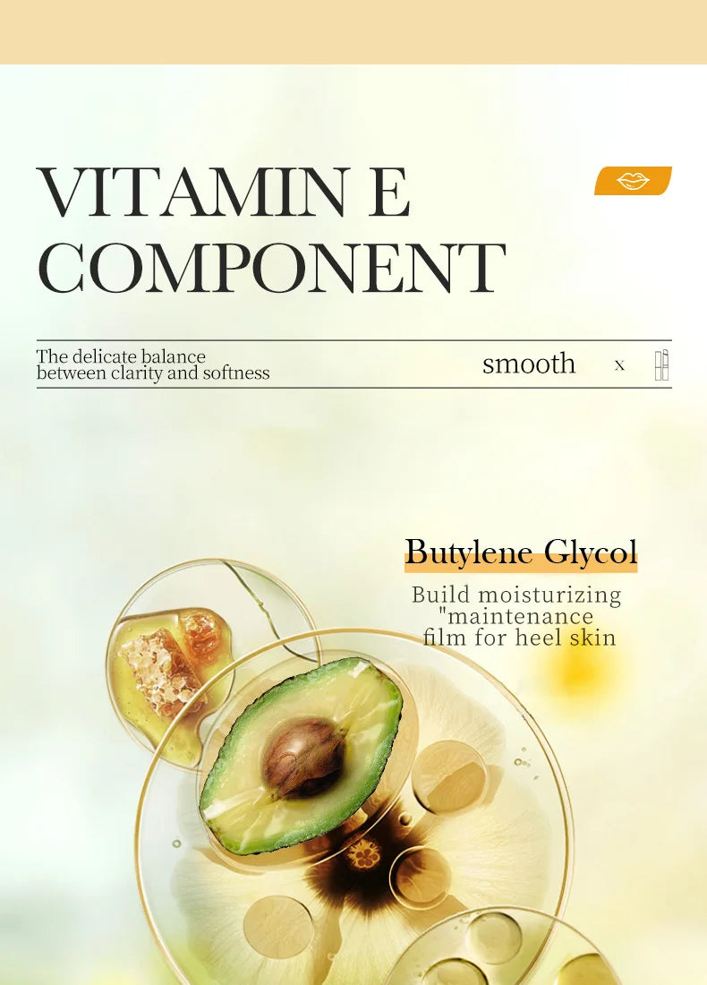 BIOAOUA vitamina E miel bálsamo labial hidratante antigrietas nutritivo lápiz labial labios productos para el cuidado de la piel