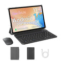 Tableta SVITOO Android 16 2025 de 11 pulgadas, 1280 x 800 HD IPS, procesador Octa-Core, 16 GB de RAM, 128 GB de ROM, expandible de 1 TB, batería 8800 mAh, WiFi 5, Bluetooth 5.0, GPS, Widevine L1, teclado, ratón y funda