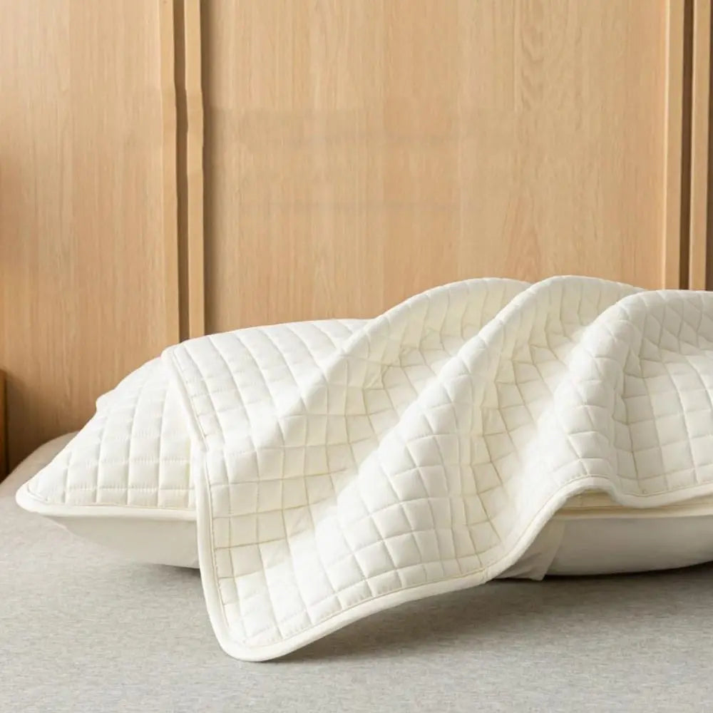 Funda de almohada de algodón, capa de aislamiento, funda de almohada de aceite para la cabeza, Protector antiácaros, almohada a prueba de sudor, protección central para el hogar