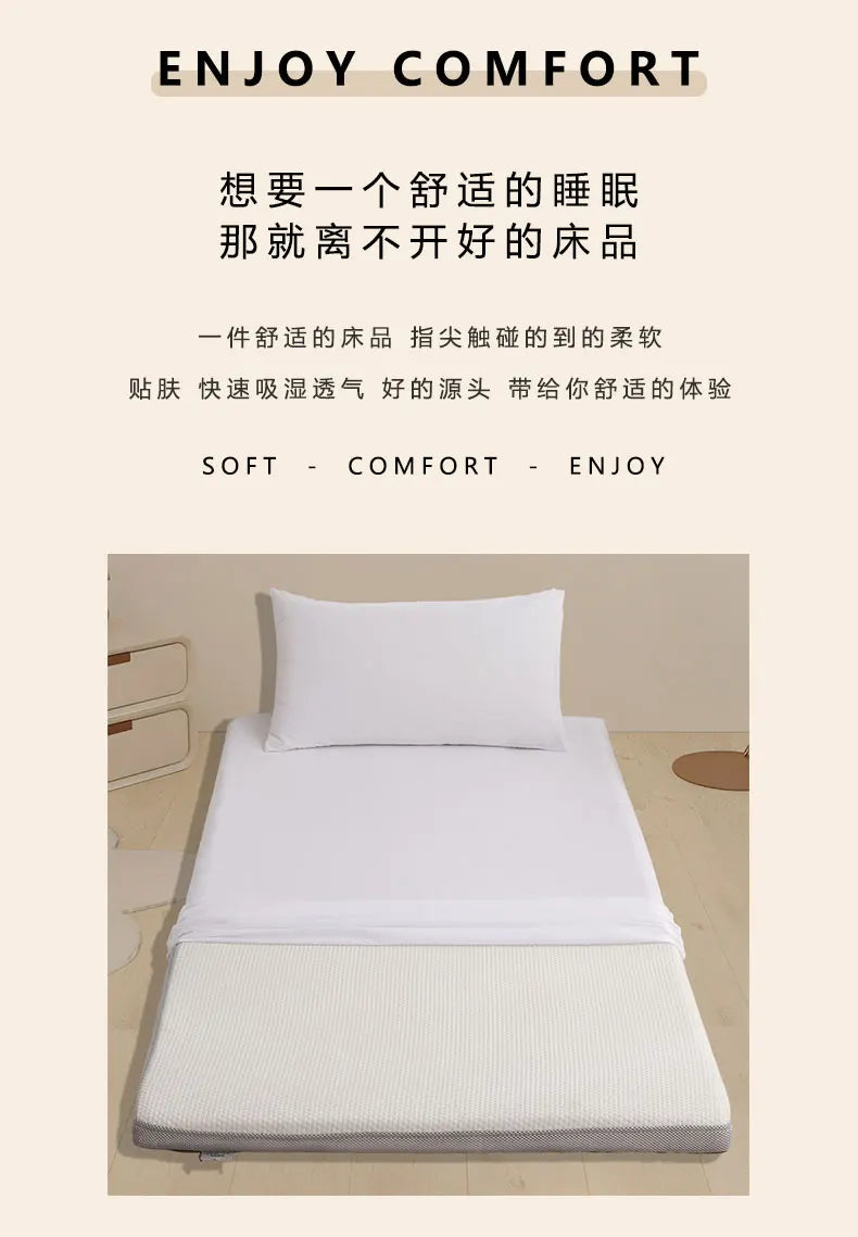 Funda de colchón totalmente cerrada, extraíble y lavable, funda antideslizante y a prueba de polvo, sin funda de almohada ni colchón