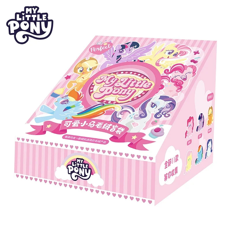 Nuevo Colgante de la Serie My Little Pony en Caja Sorpresa V1 V2 V3 V4, Muñeco de Peluche Original de My Little Pony, Lindo Colgante de Moda, Regalo Navideño
