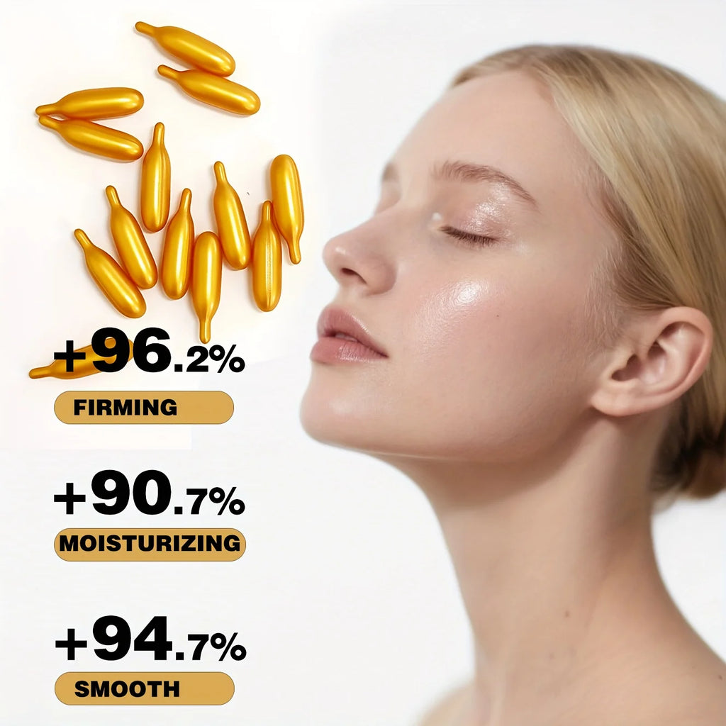 Cápsulas de Suero de Vitamina E, Cápsulas de Esencia de Un Solo Uso, Hidratantes y Humectantes para la Piel Facial, 90 Cápsulas/Botella - 1 Botella