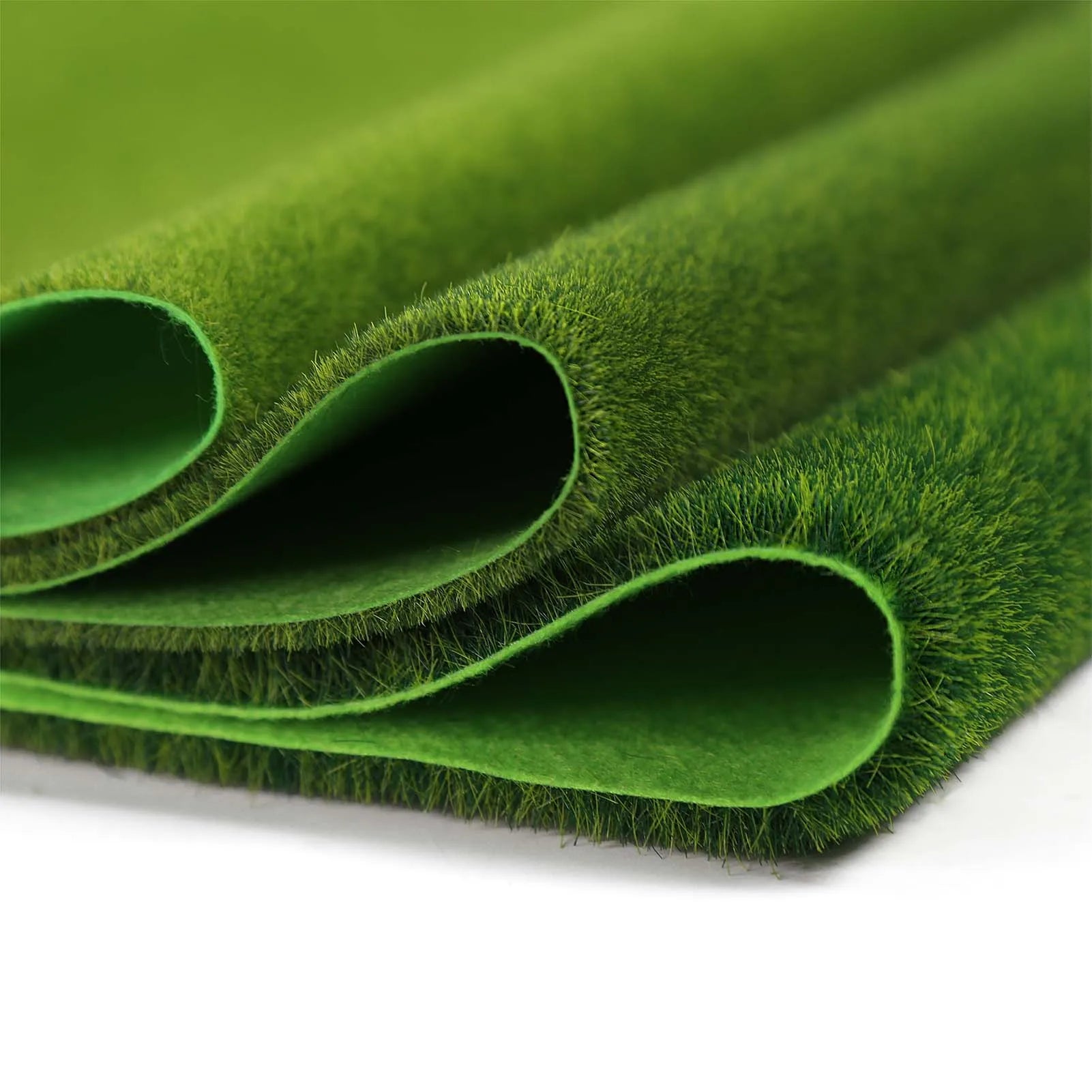 Evemodel-alfombrilla de césped Artificial verde, alfombras de césped para modelo de paisaje a escala HO O N, 41cm x 99cm, 3mm, 5mm, 8mm