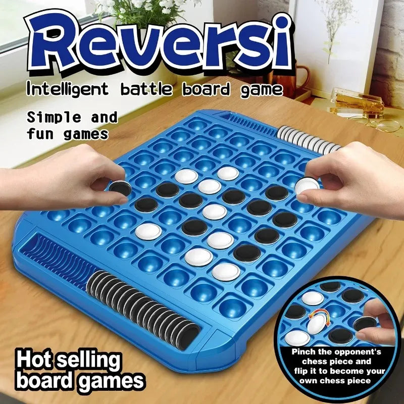 Juego de Estrategia de Doble Cara para 2 Jugadores, Entrenamiento de Lógica, Educativo, Rompecabezas para el Cerebro