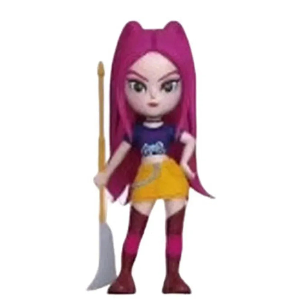 2025 Novedad Anime KPop Muñeco de Vinilo Cazador de Demonios Rumi Mira Zoi, Máscara de Vinilo de Personaje, Caja Sorpresa, Juguete Coleccionable