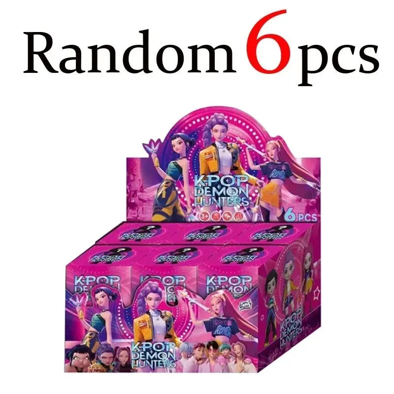 2025 Novedad Anime KPop Muñeco de Vinilo Cazador de Demonios Rumi Mira Zoi, Máscara de Vinilo de Personaje, Caja Sorpresa, Juguete Coleccionable