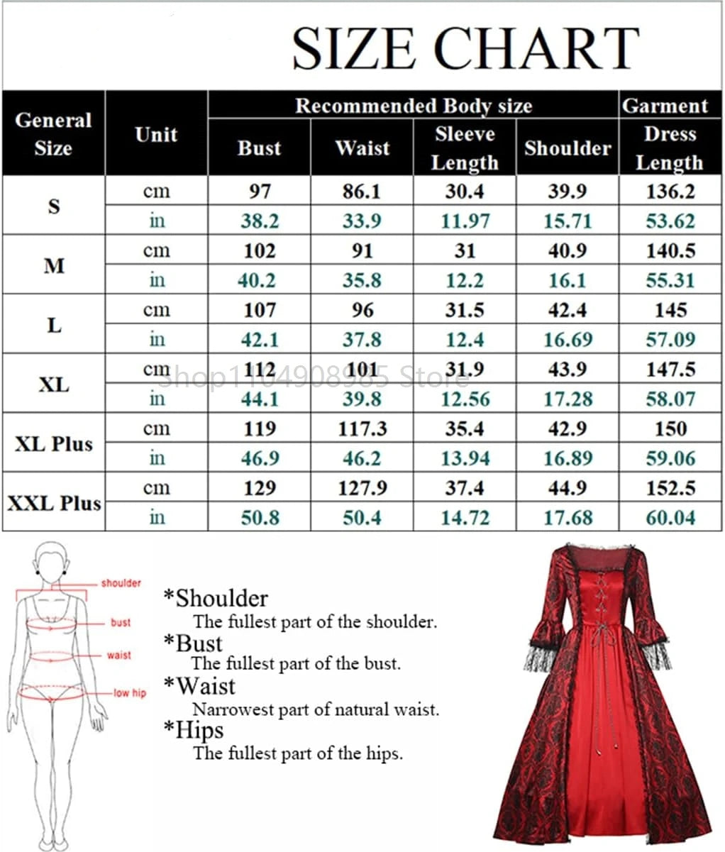 Vestidos victorianos para mujer Vestido de mascarada de corte vintage Vestido de noche oscilante de fiesta de lolita gótica medieval