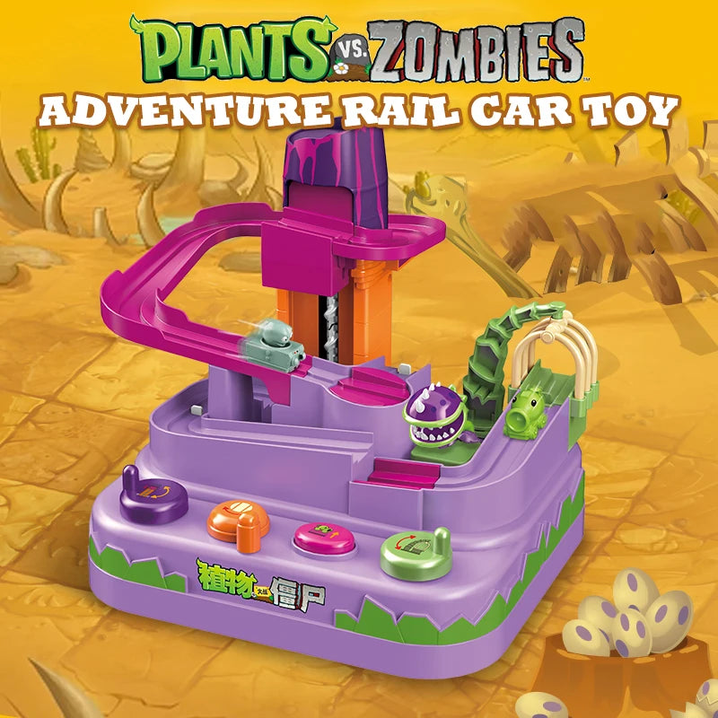 Nuevo Juguete de Tren de Aventura Plants Vs Zombies 2024, Chomper Peashooter, Juguetes Educativos, Juguetes para Adolescentes, Regalos