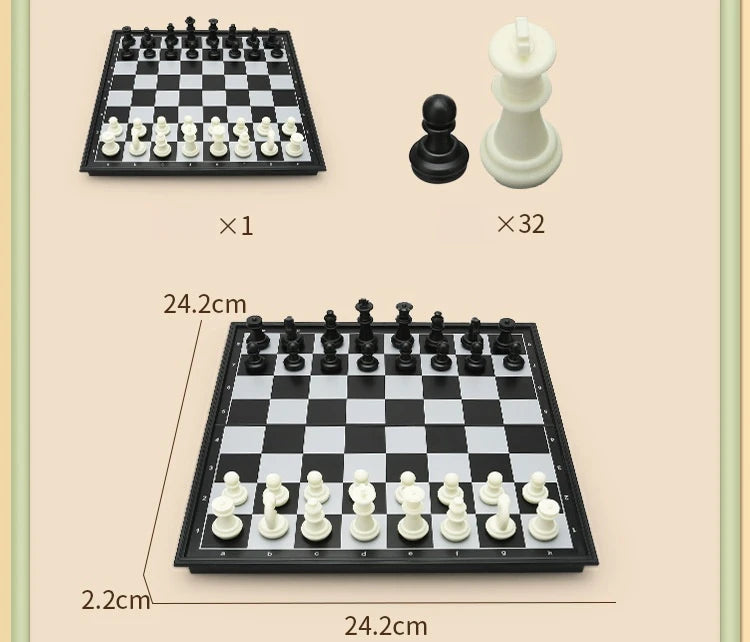 Mesa de juego de mesa magnética 9 en 1, alfombra grande, ajedrez volador/damas/ajedrez/serpiente/Backgammon/cuádruple/Tic-Tac-Toe, Fiesta en casa