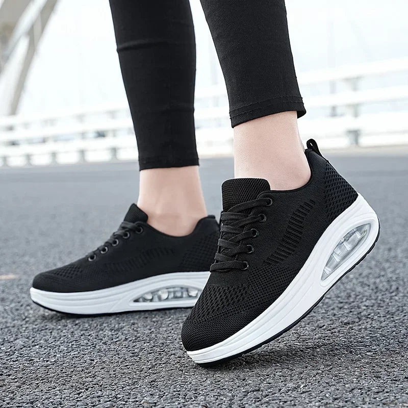 Zapatos deportivos con plataforma para hombre, Tenis masculinos, Zapatillas, Zapatillas, zapatos blancos para mujer, deportes aéreos informales