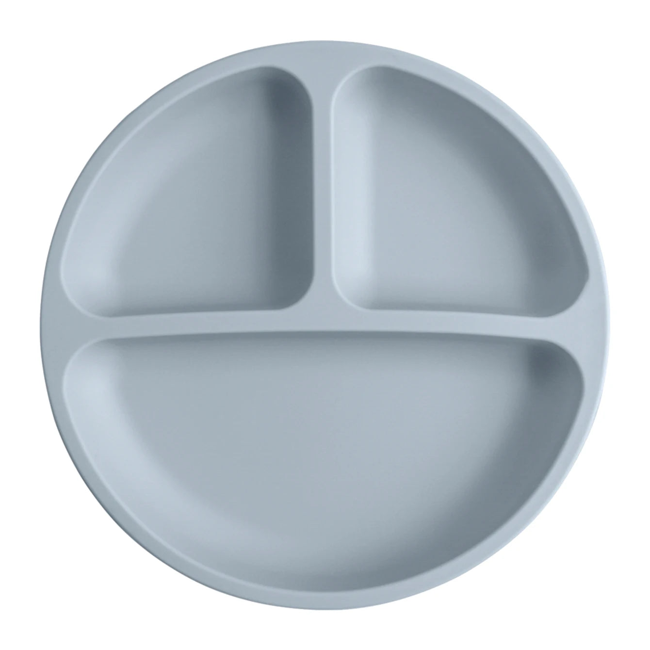 Plato de comedor de silicona con ventosa para bebé, platos sin BPA para niños, vajilla de entrenamiento con succión para niños, cuencos de alimentación para niños, cosas para bebés, 1 Uds.