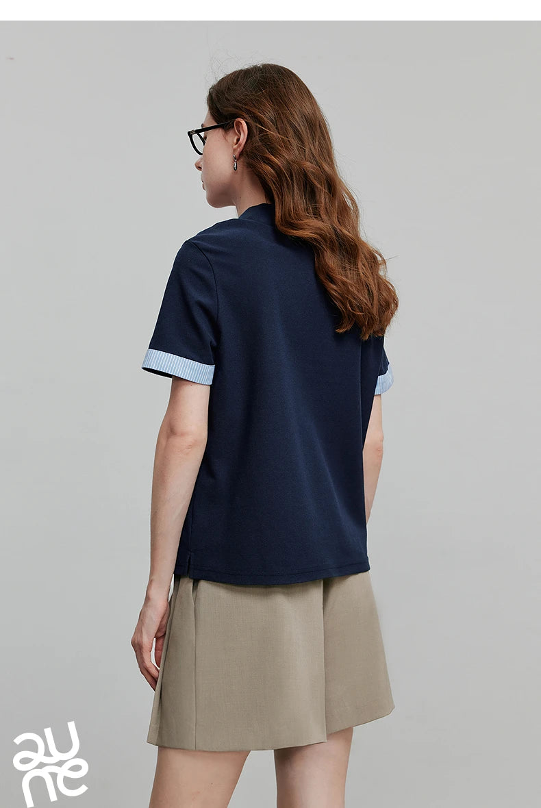 TOYOUTH Camiseta de manga corta para mujer, camisetas nuevas de primavera 2025 8521007