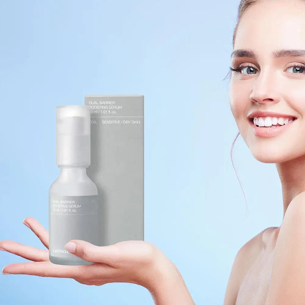 Suero Celimax de Doble Barrera para Piel Seca y Sensible, Calmante, Nutritivo Profundo e Hidratante, Esencia Facial Coreana Original