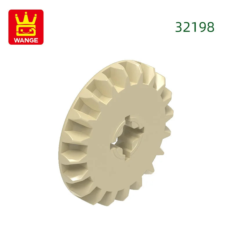 Wange157uds./lote 32198 bloques de construcción cónicos de 20 dientes, accesorios técnicos MOC compatibles con bloques, juguetes para niños, caja de regalo