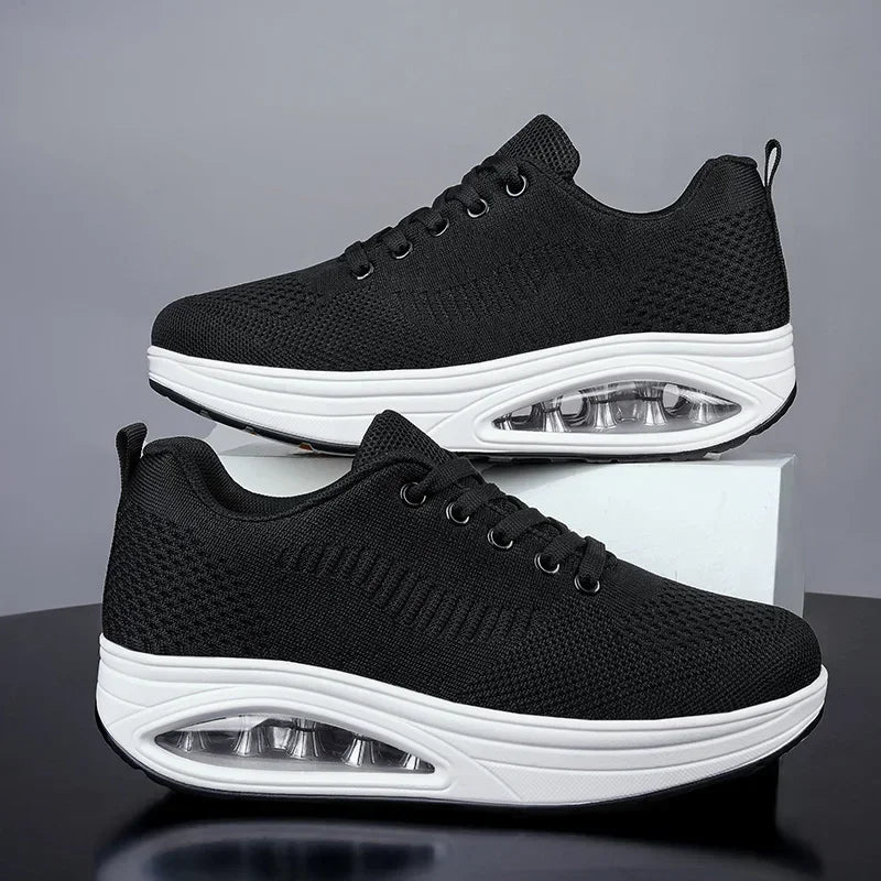 Zapatos deportivos con plataforma para hombre, Tenis masculinos, Zapatillas, Zapatillas, zapatos blancos para mujer, deportes aéreos informales