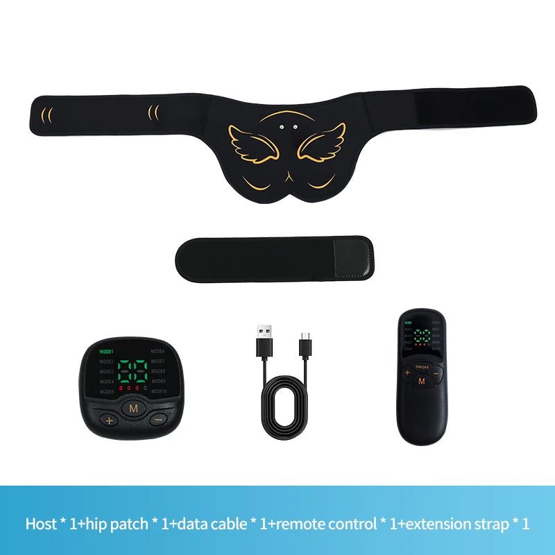 Estimulador muscular eléctrico de glúteos EMS, entrenador de caderas, recargable por USB, levantamiento de glúteos, tóner muscular, perder peso, quema de grasa, Fitness