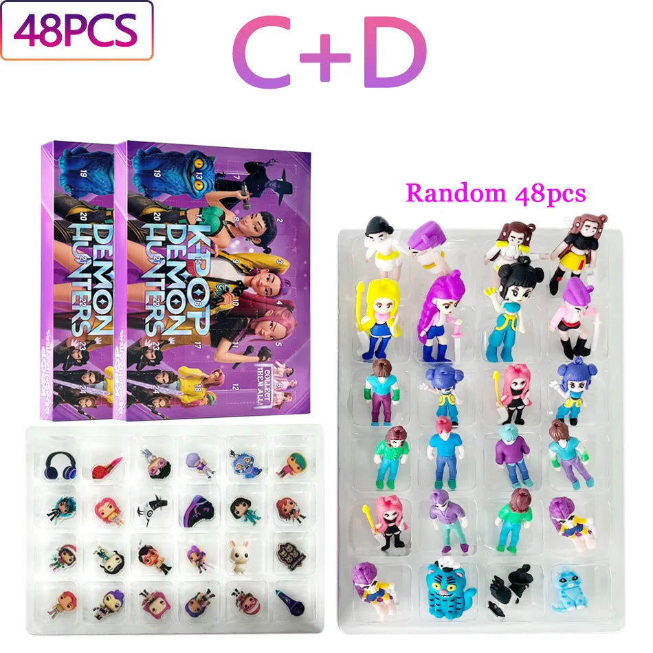 2026NEW Kpop Devil Hunter Rumi Zoe Mira anime colección de personajes de cloruro de polivinílico baratijas de escritorio regalo de Año Nuevo para niños