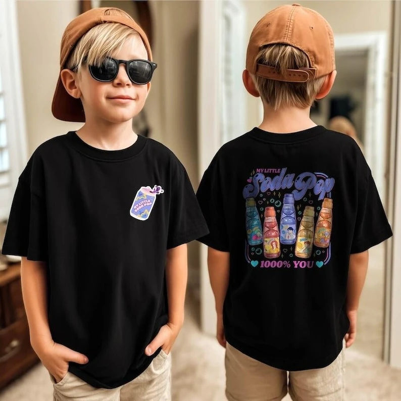 Camiseta con gráfico de la película K-pop Demon Hunters 2026, camiseta informal de algodón de alta calidad para niños, camisetas informales de estilo callejero para niños