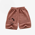 Pantalones cortos para niños y niñas, ropa para niños, pantalones cortos de algodón sólido transpirable de verano para bebés, pantalones cortos deportivos informales para playa elásticos