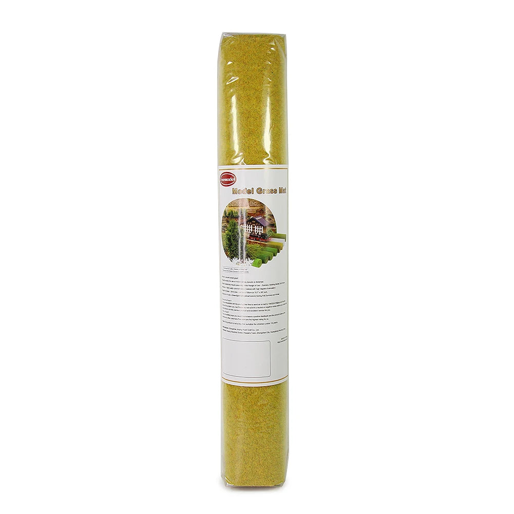 Evemodel-alfombrilla de césped de 0,4 m x 1m, modelo de césped Artificial verde, alfombras de césped para modelo arquitectónico, diseño de tren de paisaje, escala HO O N